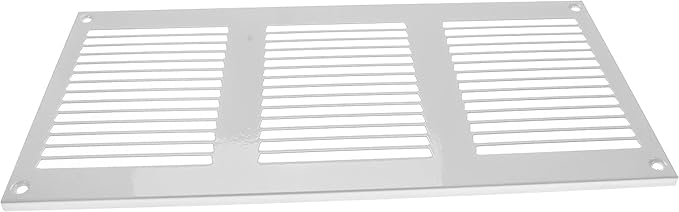 Vent Systems 12" x 6" Inch (Overall) Scratch Resistant White Metal Vent Cover - 3 Pack - Louvered Duct Grille with Built-in Mesh Screen - Wall or Ceiling HVAC Ventilation Register for Indoor & Outdoor - Image 8
