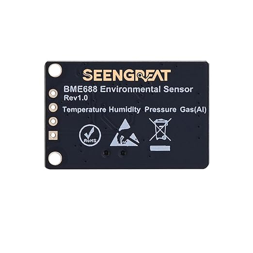 BME680 Environmental Sensor | 4-in-1 Temp Humidity Pressure Gas Detector | I2C/SPI Interface | Compatible with Arduino/Raspberry Pi/ESP32/Pico - Image 9