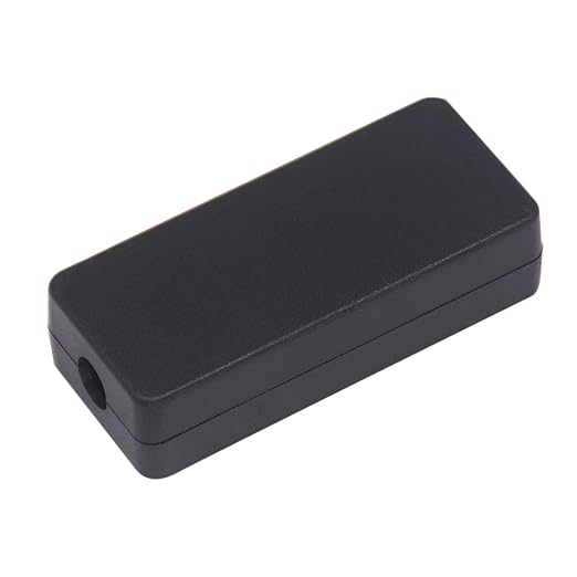 Zulkit 5Pcs Project Boxes ABS Plastic Electrical Project Case Power Junction Box Black 2.36 x 0.98 x 0.63 inch(60x25x16mm) - Image 3