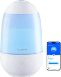 GoveeLife Humidifiers for Bedroom, Smart Cool Mist Air Humidifier for Baby, Nursery, Plants, Easy to Clean & Top Fill Ultrasonic Humidifier with APP & Voice Control, Essential Oil Diffuser, Nightlight by GoveeLife