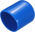 uxcell 20pcs Rubber End Caps 17mm ID Vinyl PVC Round Tube Bolt Cap Cover Screw Thread Protectors Blue by uxcell