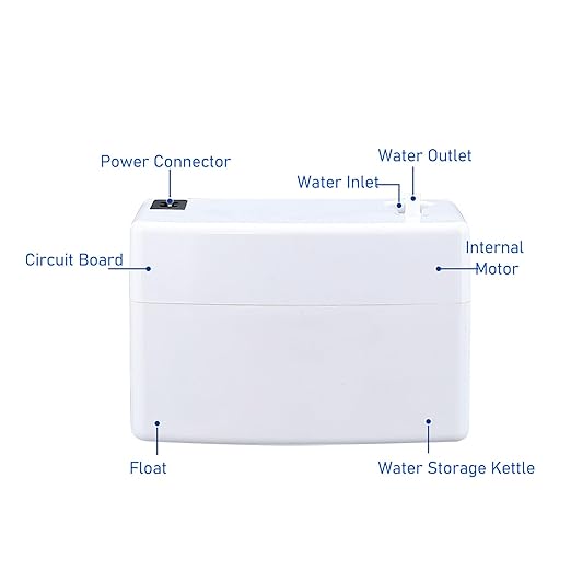Condensate Pump Condensate Water Pump 24L Lift Pump Ice Maker Drain Pump 200Ml Dehumidifier Air Conditioner Silent 110V Water for Tank 24A Ac110V Dehumidifer HVAC Condensate Pumps - Image 2