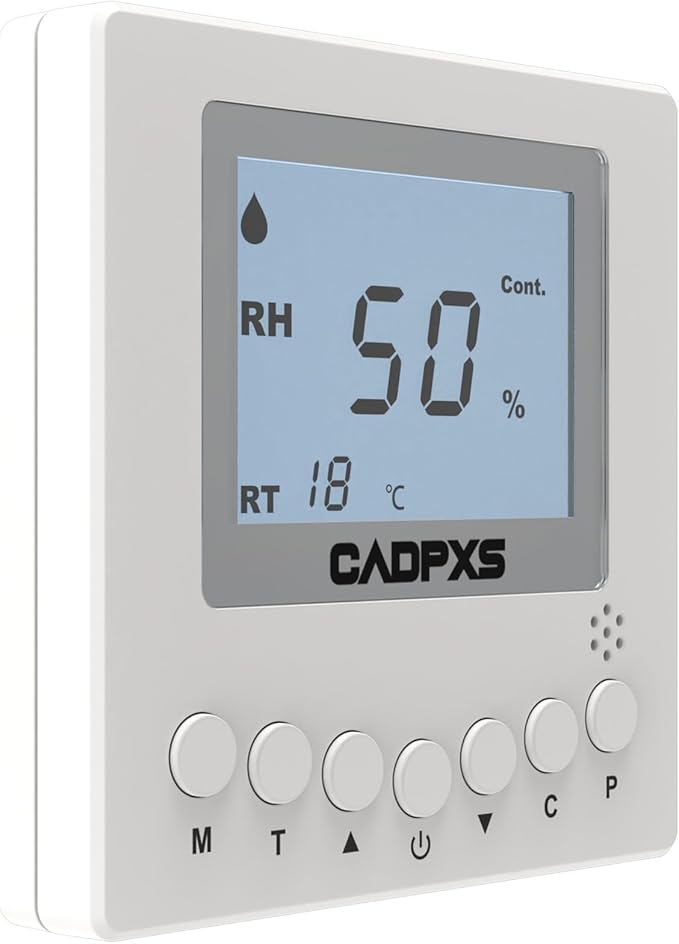 CADPXS Remote Controller for Remois X70 / XP70 / X125 / XP125 / X145 / XP145 Basement/Crawl Space Dehumidifier - Digital Humidity & Temperature Control, 25ft Cable, Adapt The Humidity Level - Image 2