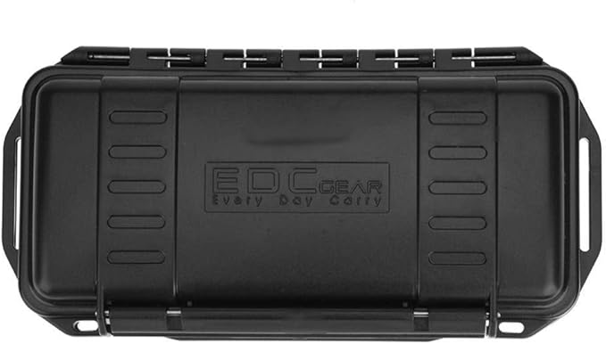 Tbest Outdoor Waterproof Shockproof Airtight Survival Box Storage Container Case Carry Box Black Dry Storage Box for Fishing Camping Hiking Outdoor Activities - Image 7