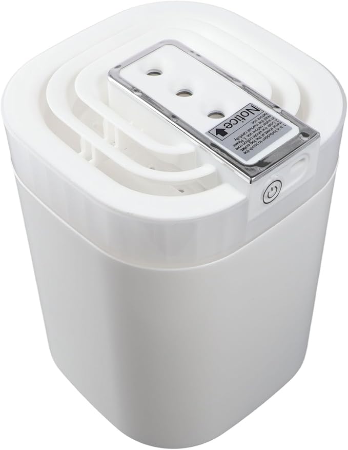 Silent Cool Mist Humidifier for Large Rooms and Offices, 3L for Ultra Quiet Humidifier with Triple Nozzle Design, Night Light, Automatic Shut-Off, USB Powered – White - Image 2