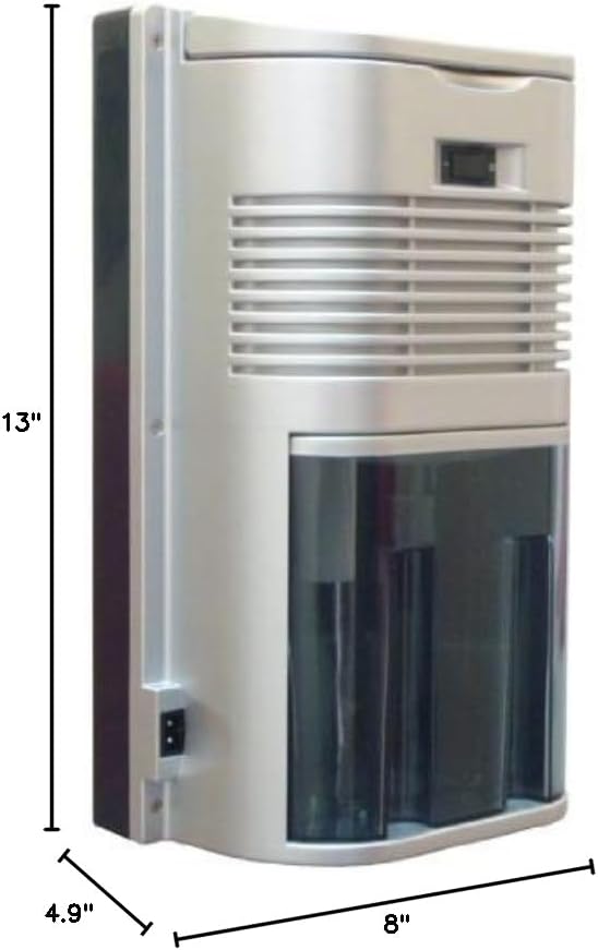 SPT SD-350 Mini Dehumidifier, Applicable area up to 130 sq. ft., 2 liters water tank capacity, Compact design, Power and Full tank indicator lights, Auto cut-off when tank is full or removed - Image 3