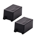 Fielect 2Pcs Project Box ABS Plastic Junction Box Dustproof Universal Electrical Project Case Enclosure with Ear Black, 2.76 x 1.77 x 1.38 inch by Fielect