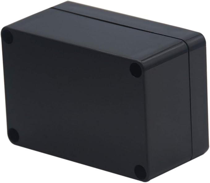 2 Pack Project Box ABS Plastic Black Electrical Boxes IP65 Waterproof DIY Electronic Junction Box Power Enclosure 3.94x2.68x1.97 inch(100 x 68 x50 mm) - Image 7