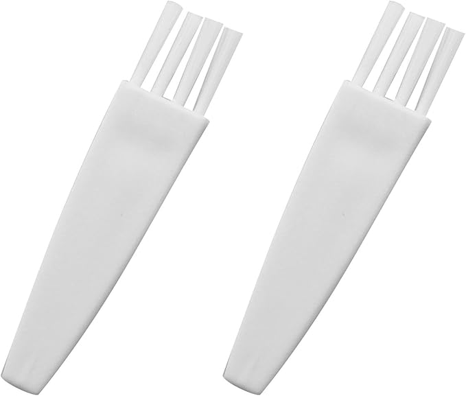 2pcs White Plastic Dusting Small Brush Electrical Brush Humidifier Cleaning Small Brush Diamond Pigment Tip Brush by JCBIZ