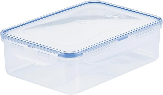 LOCK & LOCK Easy Essentials Food Storage lids/Airtight containers, BPA Free, 54 Ounce, Clear - Image 5