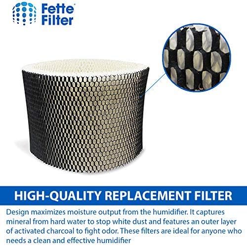 Fette Filter - HWF75 Replacement Wicking Filter Compatiable with Holmes Filter D HWF75 HWF75CS HWF75PDQ-U HF222 & Sunbeam Cool Mist Humidifier Models 3000 Series. Pack of 4 - Image 3