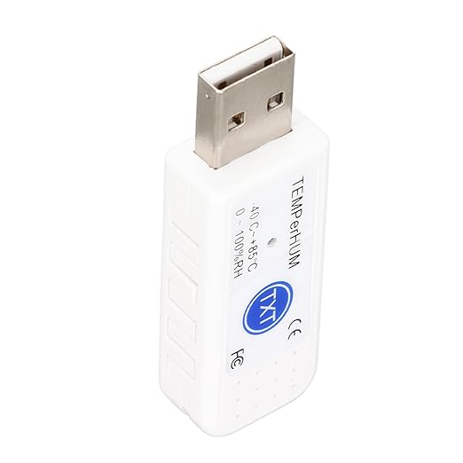 Yunseity USB Computer Thermo Hygrometer, Multifunction Temperature Humidity Data Logger with Alarm, for Indoor Outdoor Environmental Monitoring - Image 9