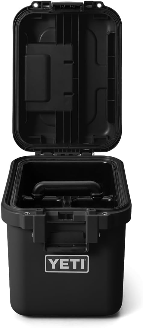 YETI LoadOut 15 GoBox Divided Waterproof Cargo Case, Dry Box, Camera Case, Fishing Tackle Box, Black - Image 5