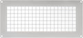 Repa Market 10" x 5" Inch White Galvanized Steel Rectangular Crawl Space Vent Grid - Inlet Outlet Ventilation Guard - Universal Metal Air Supply Exhaust Protection Mesh - Durable Duct Grille by RepaMarket