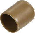 uxcell 20pcs Rubber End Caps 16mm(5/8") ID Vinyl PVC Round Tube Bolt Cap Cover Screw Thread Protectors Light Brown by uxcell