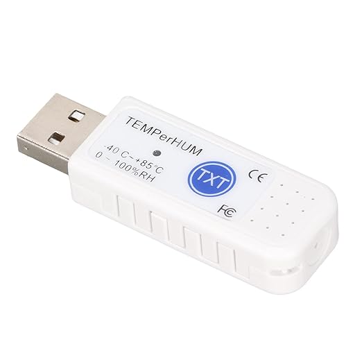 Computer USB Thermometer Data Logger, Plug and Play PC Software for Logging Temperature with Email Alarm, for Temperature and Humidity Data - Image 6