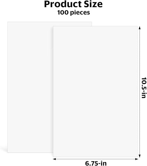 100 Comic Book Boards, Current Size Comic Book Boards, Acid-Free Backing Board,Thick and Durable Books Board for Regular Comics Archival (White) - Image 2