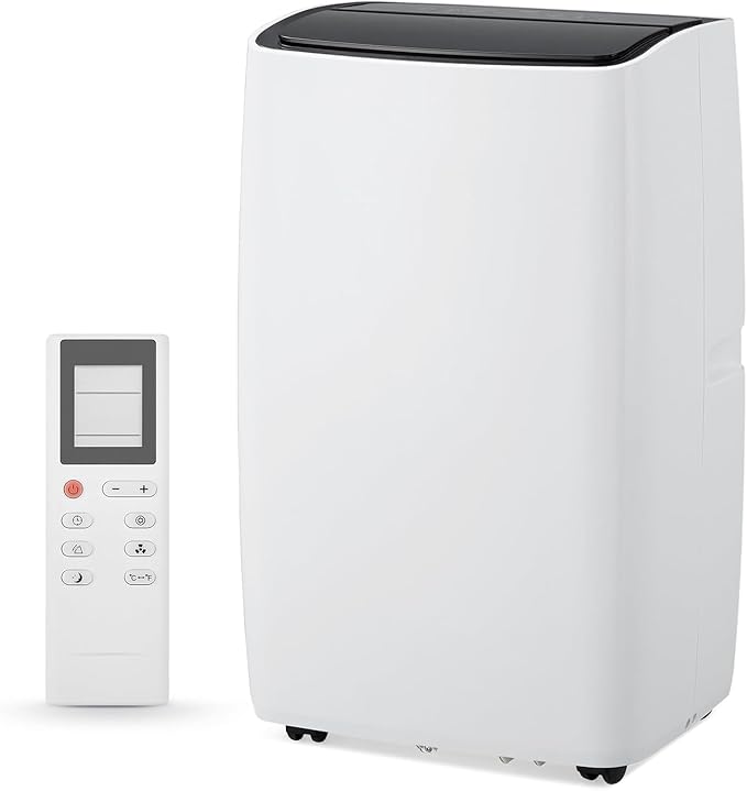 12,000 BTU Portable AC Units for Rooms, 3-In-1 Portable Air Conditioner Up to 550 Sq.Ft(Approx.) | Remote, LED Display, 24H Timer | Includes Window Kit & Extendable Hose, White-3031 by Unknown