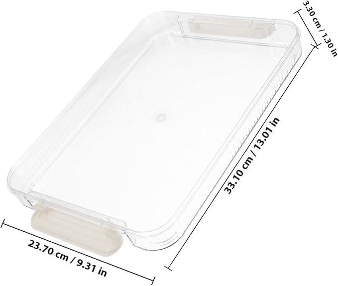 Cabilock A4 File Organizer Box Small without Lid, and White Card Storage Case for Document and Certificate Filing, Portable Office Storage Box for Travel and Home Use - Image 2