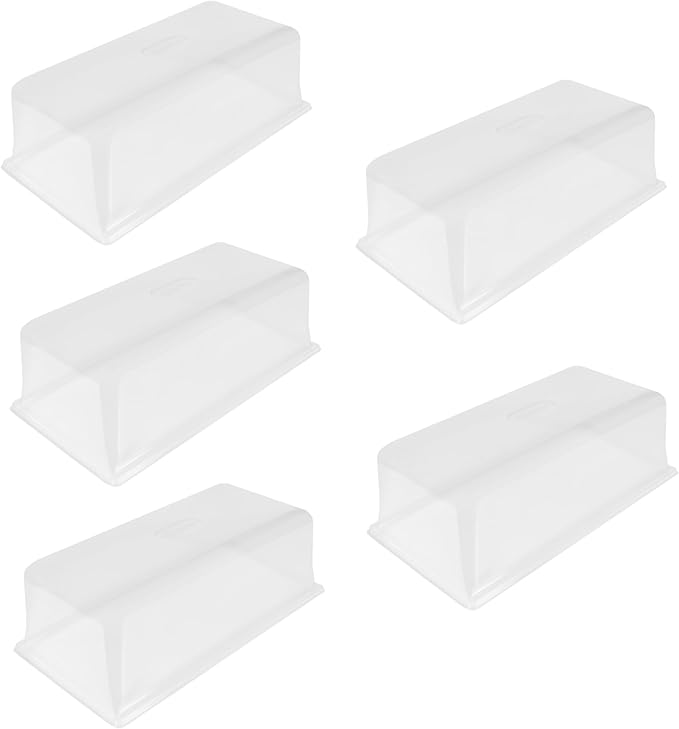 SUNPACK Sundome Plastic Humidity Dome, Clear, 7" (Pack of 5) - Ideal for Greenhouses or Indoor Growing, Maintains Humidity for Healthy Seedling Growth by SUNPACK