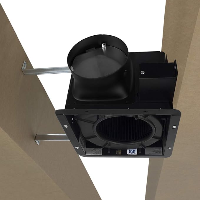 BV Bathroom Exhaust Fan 140CFM - Bathroom Fan 1.0 Sones, 6" Duct Collar, Rooms Up to 140 Sq. Ft.| Energy-Saving Ventilation Fan, Stainless Steel - No Attic Access | Ultra-Quiet HVI 2100,UL Certified - Image 8