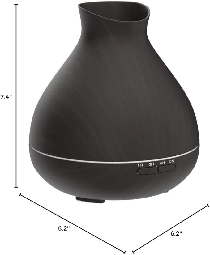BZseed Aromatherapy Essential Oil Diffuser, 550ml Ultrasonic Fragrant Oil Large Room Humidifier, Diffusers for Home with Timer and Waterless Auto-Off, 7 Color LED Lights,Cool Mist Humidifiers - Image 8