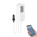 Aquarium Thermometer, Smart Fish Tank Thermometer App Monitor, Free Data Export ℉/℃, WiFi Hygrometer for Babyroom, Greenhouse, Fish Tank, Refrigerator, White 1 Pack with Screen by Chatthen