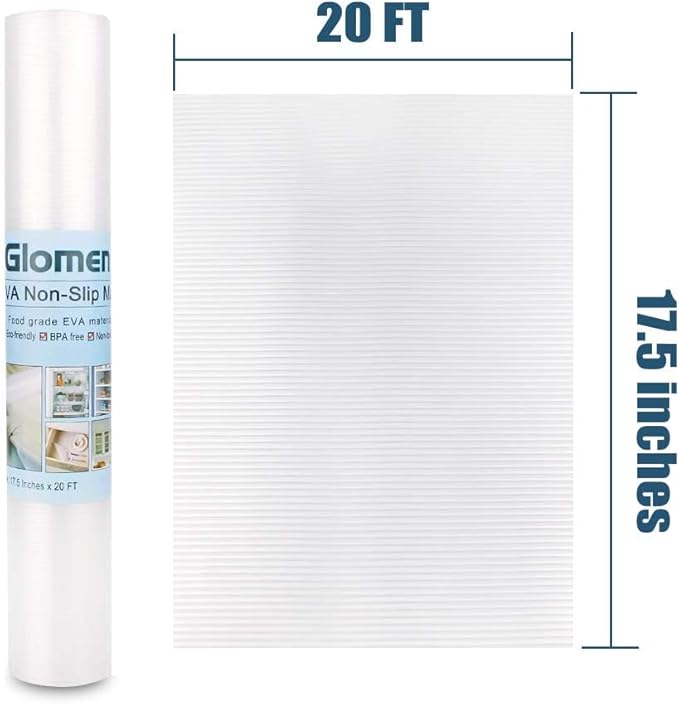 Refrigerator Liners, Fridge Mats, Washable Oil-Proof Fridge Pads Shelves Drawer Cabinet Liners, 17.5 Inches x 20 FT, Refrigerator Mats for Shelves (17.5 Inches x 20 FT)… - Image 7