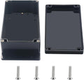Outdoor Waterproof Junction Box IP67 Project Box ABS Black Electrical Boxes Electronic Enclsoure with Mounting Ear for DIY Project 7.9 x 4.7 x 3 inch (200x120x75mm) by Otdorpatio