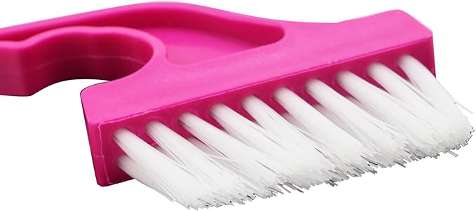 Xiaoyztan 10 Pcs Sliding Rail Cleaning Brush Dust Brush for Window Track Sliding Doors Drawer Slide (Pink) - Image 4