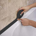 Black Waterproof Caulking Tape Self Adhesive, Tub Shower CaulkTape, Bathtub Caulk Strip Sealer Trim Bath Floor Tile Wall Toilet Caulk, Bathroom Accessories, Kitchen Tape, Better Than Silicone Caulk by Unknown