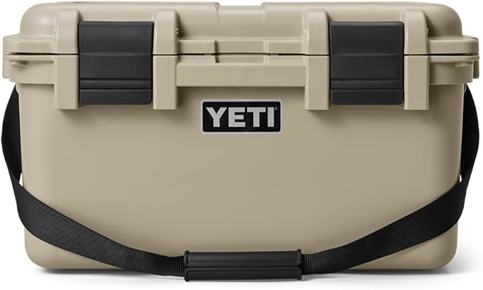YETI LoadOut 30 GoBox Divided Waterproof Cargo Case, Dry Box, Camera Case, Fishing Tackle Box, Tan - Image 7