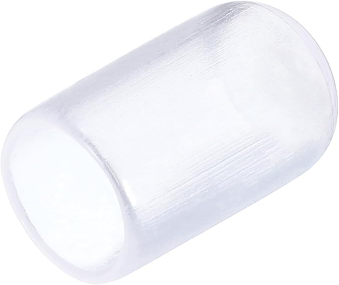uxcell 20pcs Rubber End Caps 8mm(5/16") ID Vinyl PVC Round Tube Bolt Cap Cover Screw Thread Protectors Clear by uxcell
