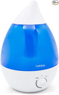 Habitat Cool Mist Ultrasonic Humidifier with Large 2.5L Tank, Whisper Quiet Humidifier with LED Light for Bedroom, 24 Hours of Continuous Mist, Blue (Pack of 12) by Unknown