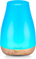 Aromatherapy Essential Oil Diffuser for Room: Air Humidifier Aroma Scent Cool Mist Diffusers Colorful Light Cute Mini Small Waterless Auto Off Ultrasonic for Home Bedroom by Homeweeks