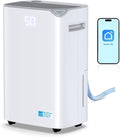 3000 Sq.Ft Wi-Fi Dehumidifiers for Home, 34 Pints Energy Star Certified Smart Dehumidifier for Basement, Bedroom, Bathroom, with Drain Hose, 3 Modes,24H Timer,Auto Defrost, Child Lock by BBianLyy