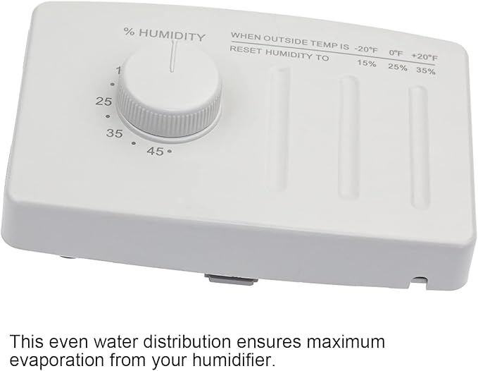 4655 Manual Digital Control Humidistat Will Close The Control Switch for Whole Home Humidifier, Manual Water Saver Furnace Humidifier, Large Capacity - Image 5