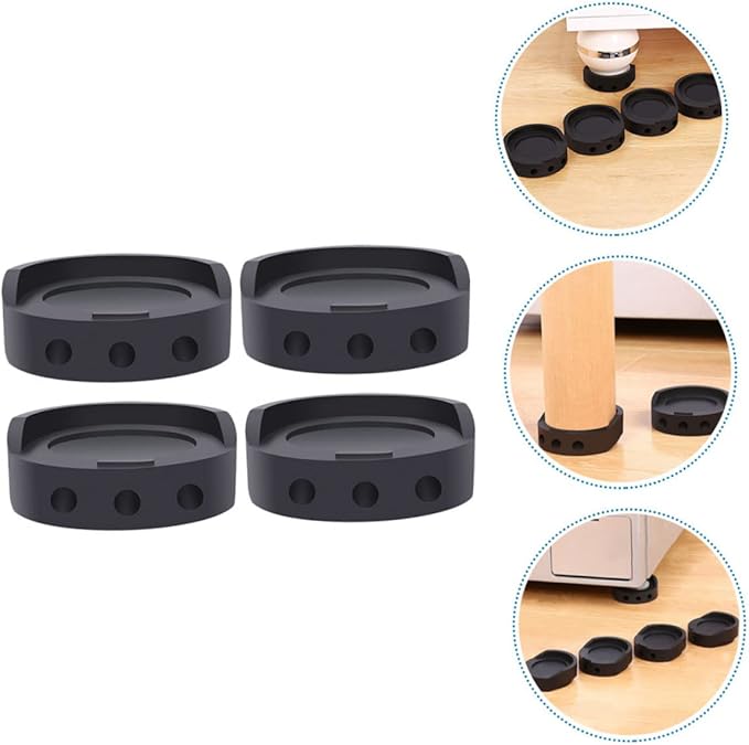 ARTIBETTER 4pcs Vibration Foot Pads for Washing Machines Refrigerators Non-Slip Shockproof Protectors Moisture-Resistant Furniture Heightening Accessories - Image 9