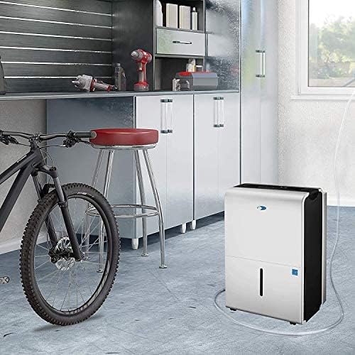 Whynter Energy Star RPD-506EWP 50 Pint High Capacity Portable Dehumidifier with Pump up to 4000 sq ft, White w/Black sides - Image 5