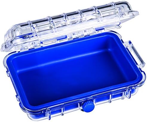 Flambeau Outdoors 302HD HD Tuff Box 300 with Zerust Anti-Corrosion Liner, Dry Box Storage, Small, Blue/Clear - Image 2