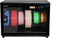 3D Printer Filament Storage Box, 6 Spool Capacity, Air Tight Dry Box with Humidity Control (20%-25% RH), Transparent Glass & Aluminum Alloy, Noiseless & Stackable Design for PLA/ABS/PETG by Unknown