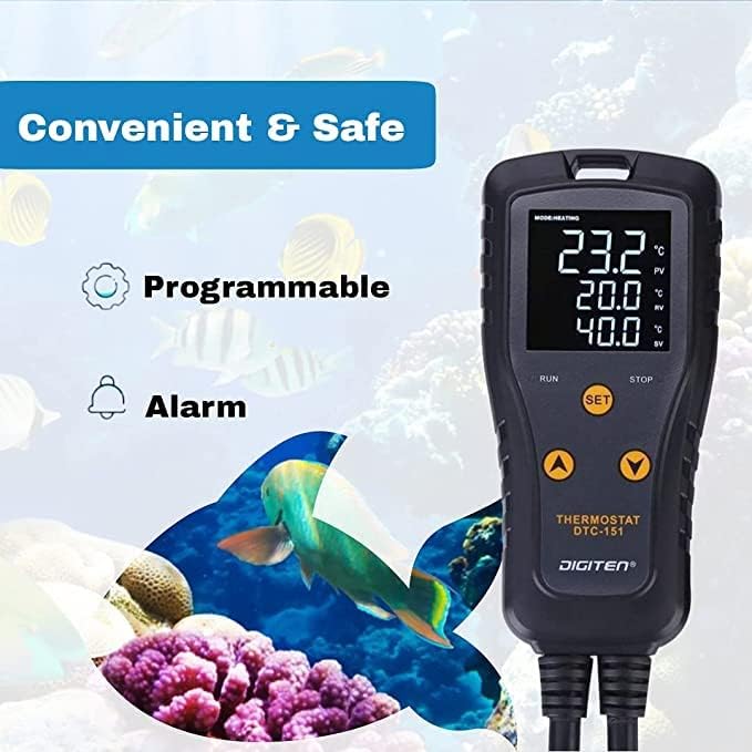 Digital Temperature Controller Simple Stage Thermostat Outlet Heating & Cooling Mode for Chest Freezer Refrigerator Homebrew Fermenter Greenhouse 110V 15A 1650W - Image 4
