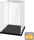 Acrylic Display Case for Collectibles Assemble Clear Acrylic Display Box for Lego Alternative Glass Case for Showcasing Figures Doll Toys Home Storage(6x6x10 inch, 15x15x25 cm) by KOLIPI