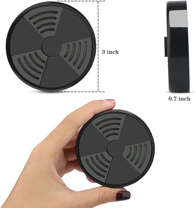 TISFA Cigar Humidifier, Adjustable Cigar humidor humidifiers, Black Round Humidor Humidifier - Image 6