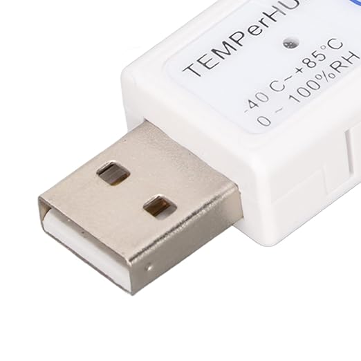 Yunseity USB Computer Thermo Hygrometer, Multifunction Temperature Humidity Data Logger with Alarm, for Indoor Outdoor Environmental Monitoring - Image 8