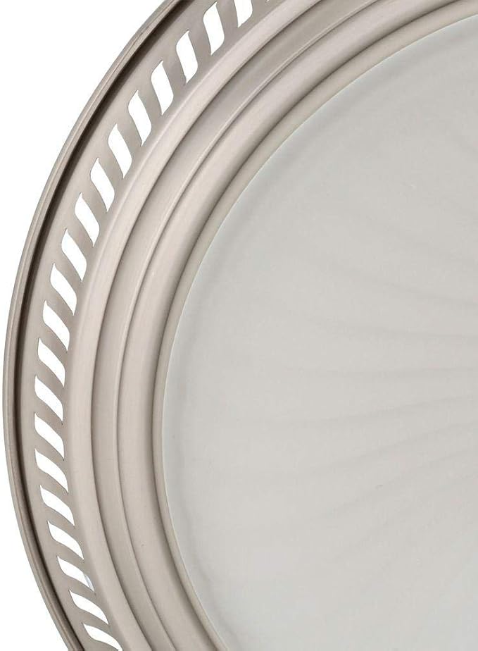 Air King DRLC702 Round Bath Fan with Light, Nickel - Image 4