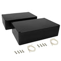 LeMotech Project Box ABS Plastic Junction Box IP65 Waterproof Hobby Box Electrical Boxes Universal Enclosure for Electronic Black 7.8 x 4.7 x 2.2 inch(200x120x56mm)（Pack of 2 by LeMotech