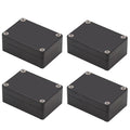 Junction Box, Zulkit Project Box IP65 Waterproof Outdoor Box ABS Plastic Electrical Boxes Electronic Enclosure Black 3.27 x 2.28 x 1.30(Pack of 4) by Zulkit