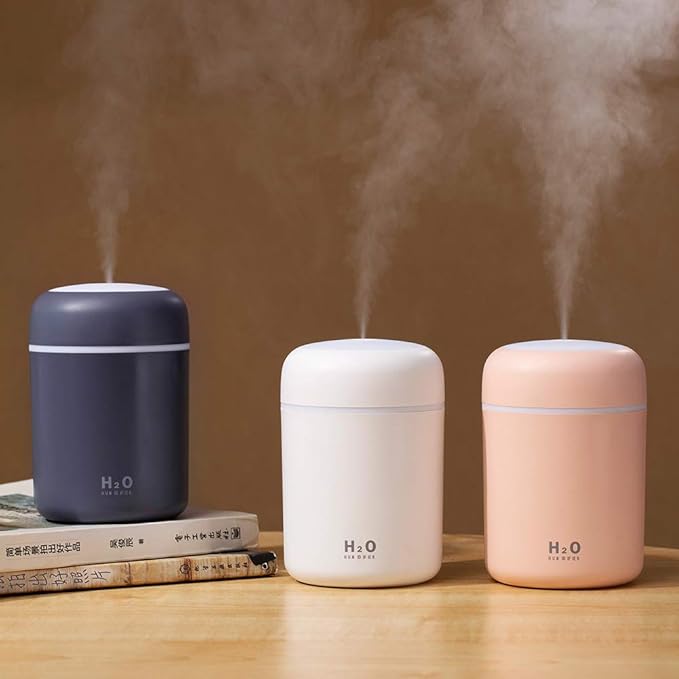 Colorful Cool Mini Humidifier,Essential Oil Diffuser Aroma Essential Oil USB Cool Mist Humidifier,2 Adjustable Mist Modes, Super Quiet,for Car,Office,Bedroom(Pink) - Image 4