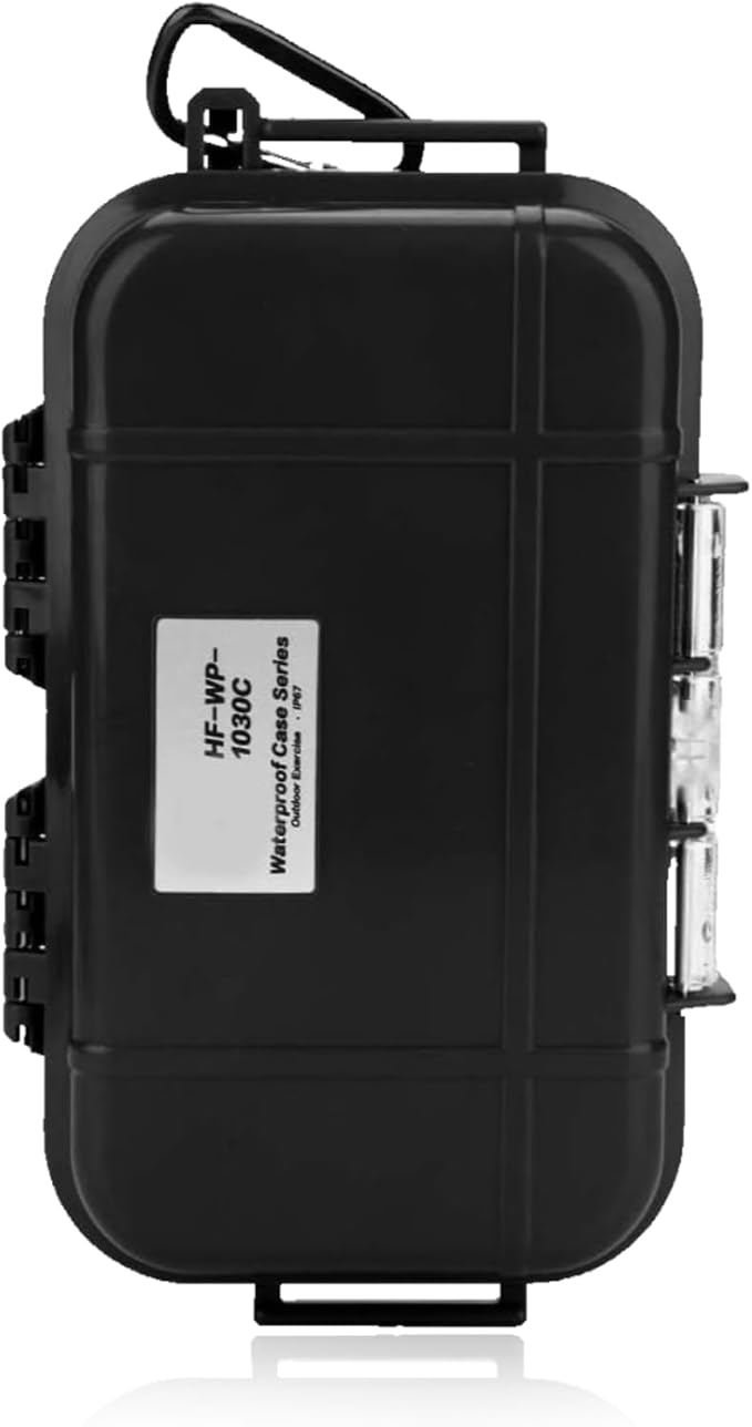 Dry Box Outdoor Waterproof Airtight Storage Case Hard Shell Wet Dry Box Carry Box Tackle Organization for Camping, Fishing by HERCHR